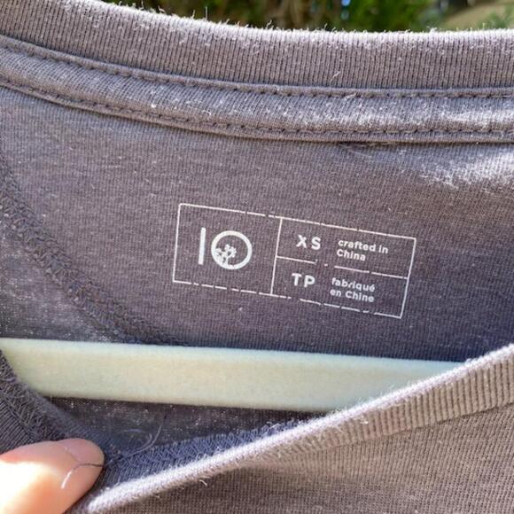 Ten Tree Be Happy Mountain Grey T-shirt Casual Hiking Tee, Climate Neutral, Eco - Picture 3 of 8